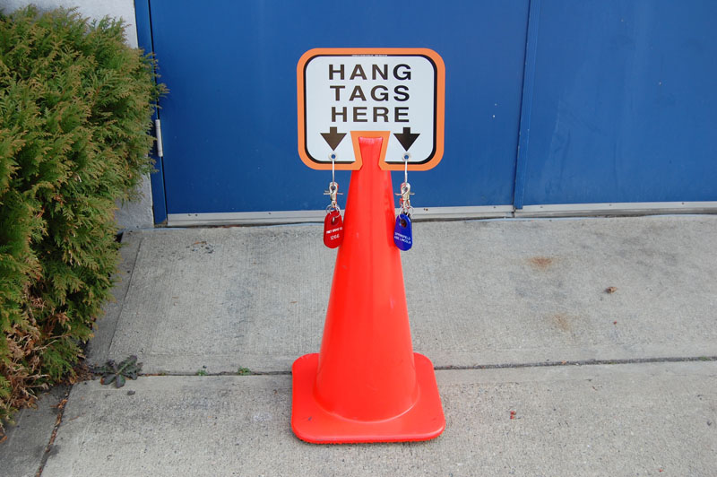 Accountability Cone Sign