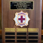 Custom Fire Department Plaques