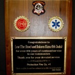 Custom Fire Department Plaques