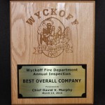 Custom Fire Department Plaques