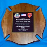 Custom Fire Department Plaques